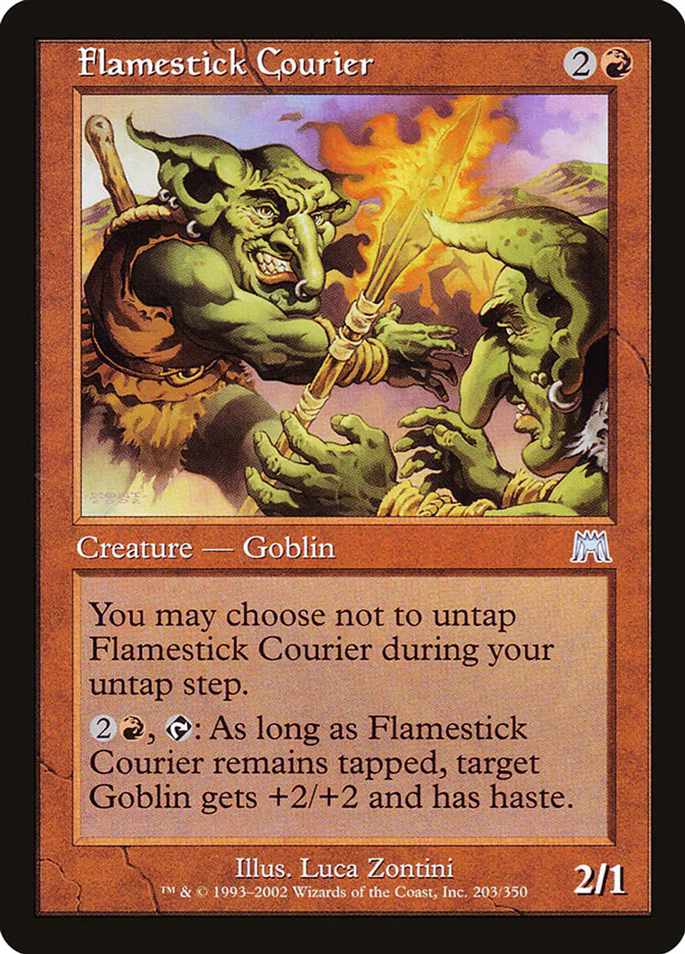 Flamestick Courier (Retro Frame) 1