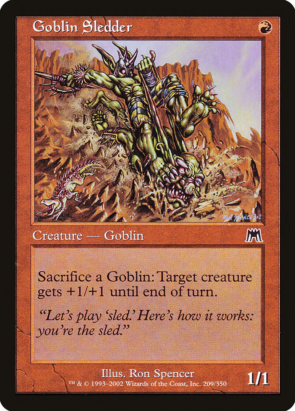 Goblin Sledder (Retro Frame) 1