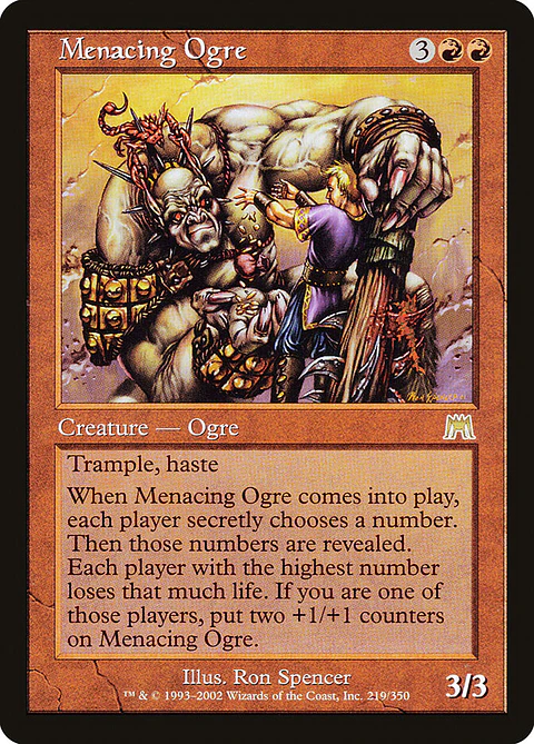 Menacing Ogre (Retro Frame)