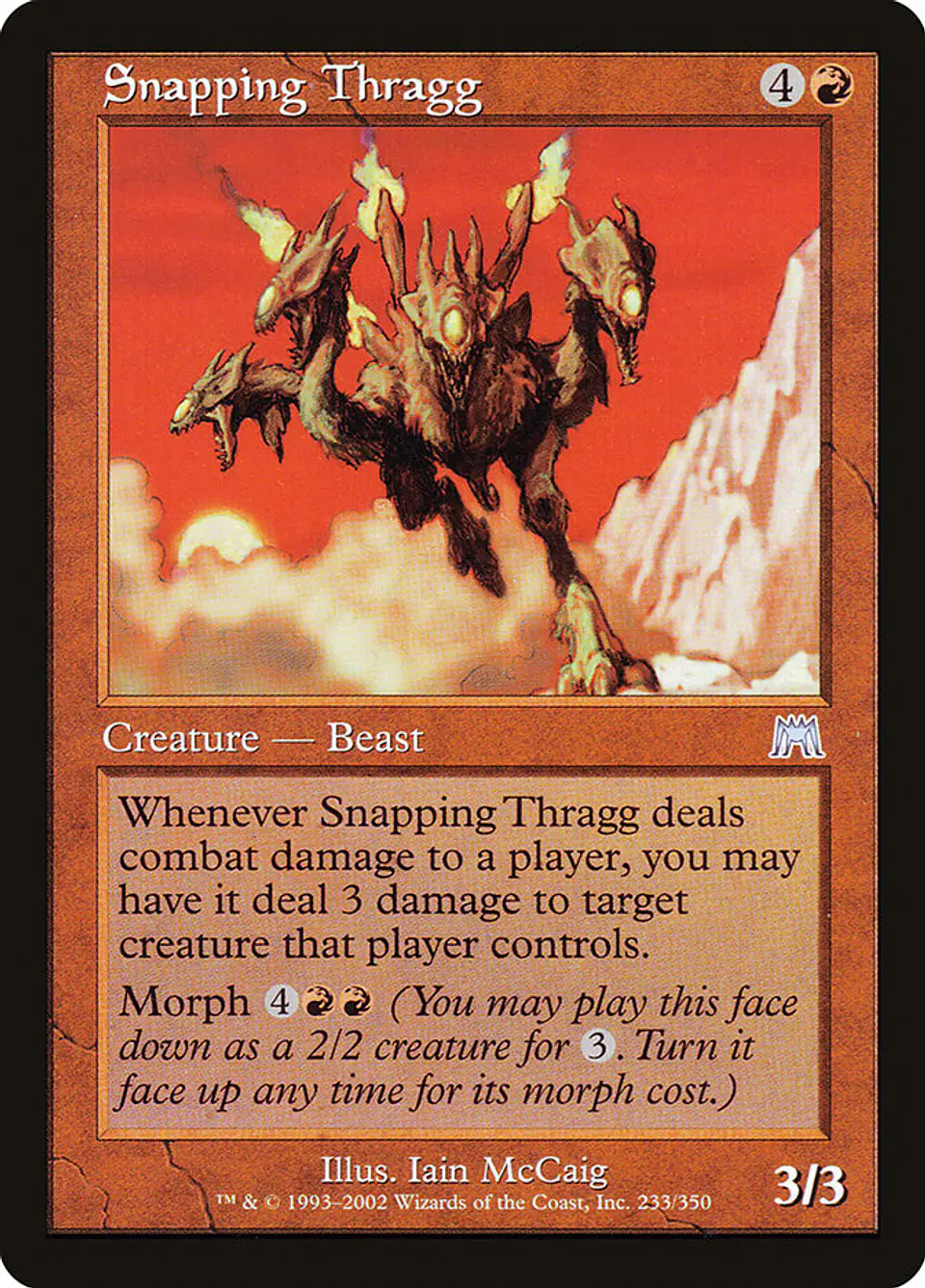 Snapping Thragg (Retro Frame) 1