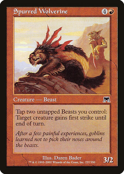 Spurred Wolverine (Retro Frame)
