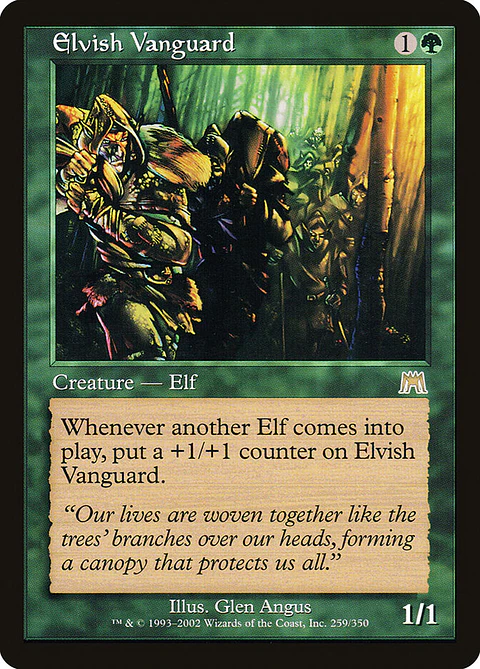 Elvish Vanguard (Retro Frame)