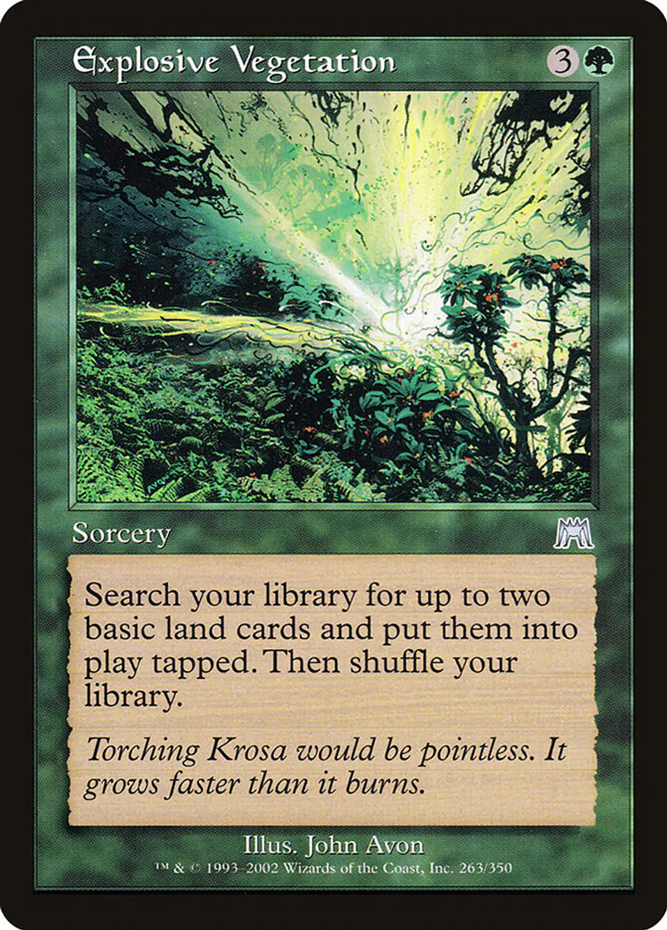 Explosive Vegetation (Retro Frame) 1