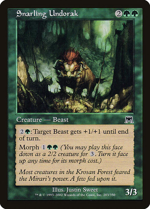Snarling Undorak (Retro Frame)