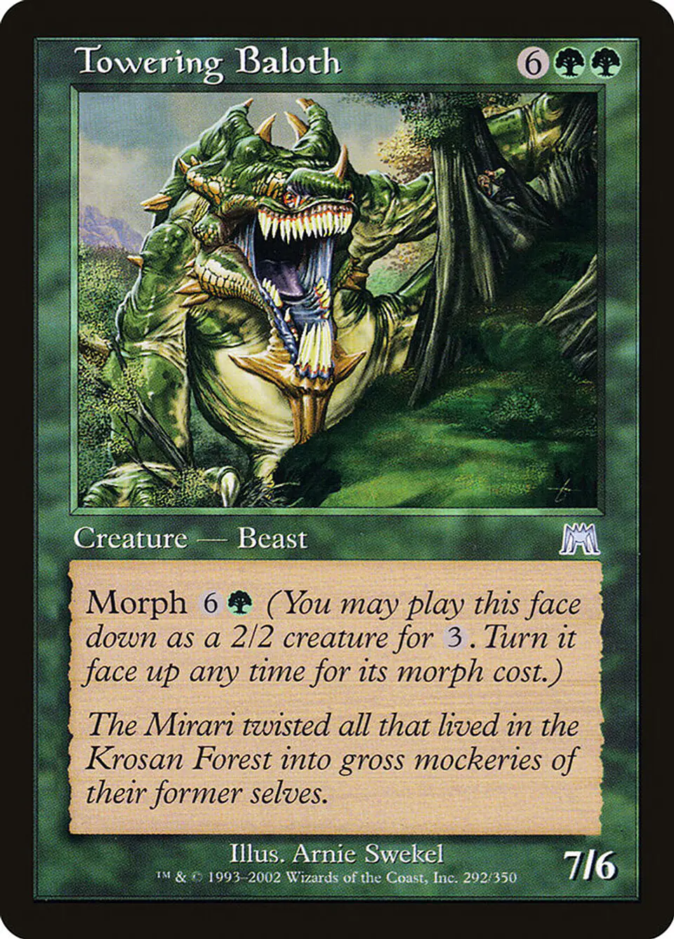 Towering Baloth (Retro Frame) 1