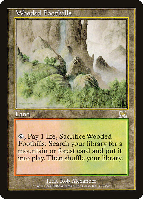 Wooded Foothills (Retro Frame)