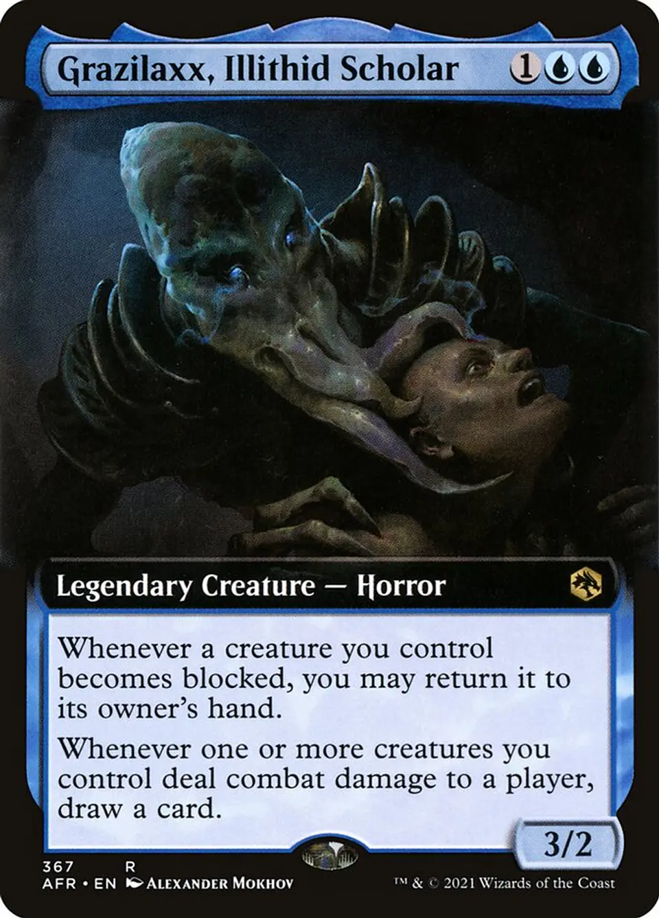 Grazilaxx, Illithid Scholar (Extended Art) 1
