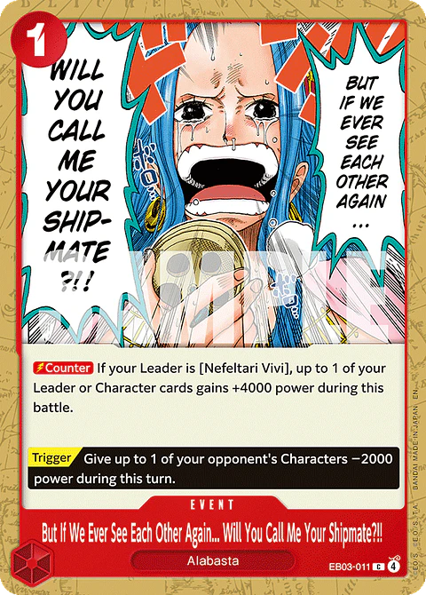 But If We Ever See Each Other Again... Will You Call Me Your Shipmate?!!