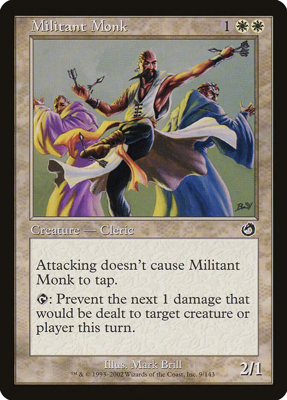 Militant Monk (Retro Frame) 1