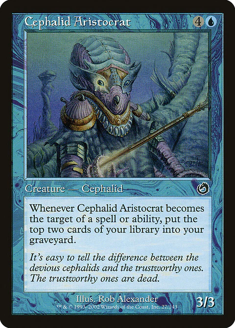 Cephalid Aristocrat (Retro Frame)