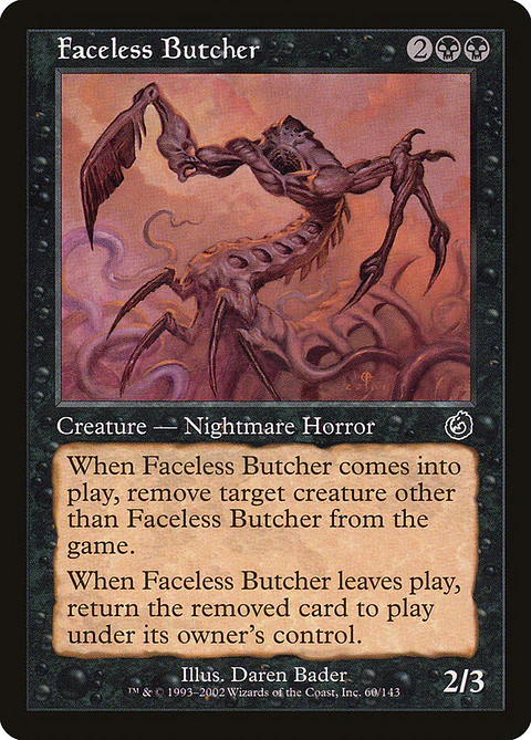 Faceless Butcher (Retro Frame)