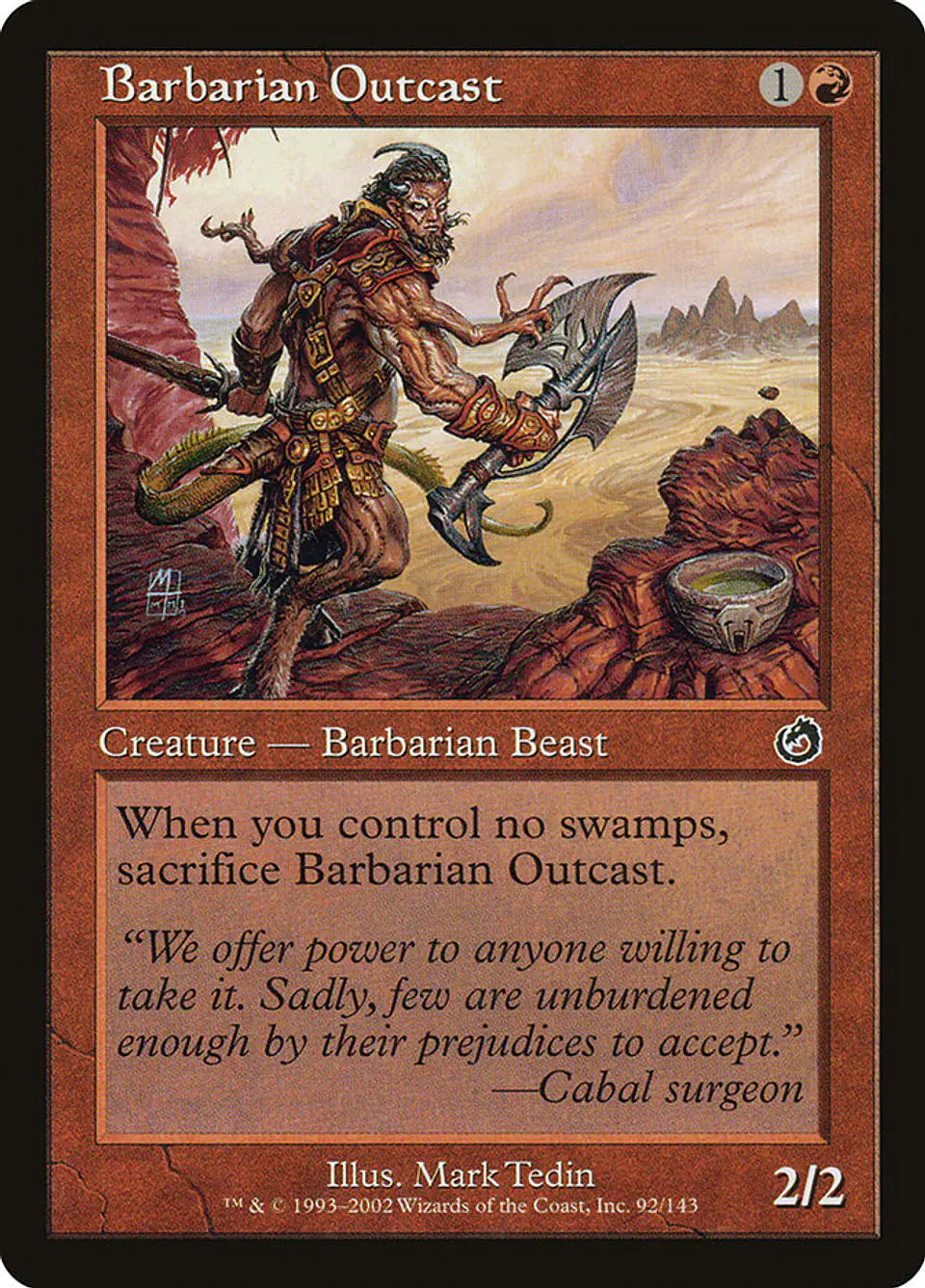 Barbarian Outcast (Retro Frame) 1