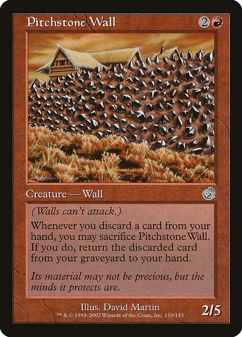 Pitchstone Wall (Retro Frame)