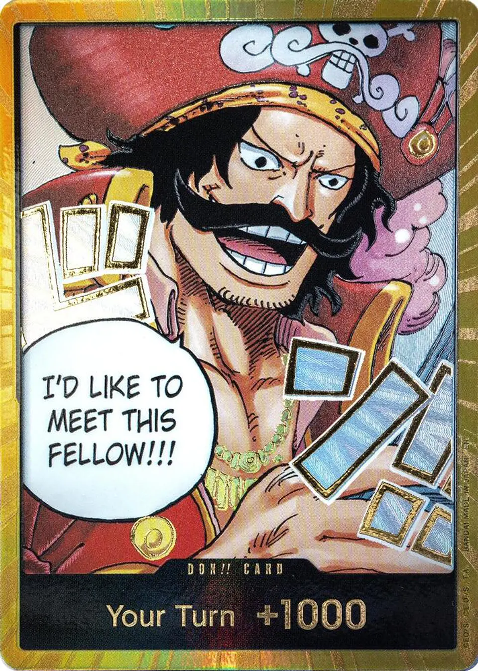 DON!! Card (Gol.D.Roger) (Gold) 1