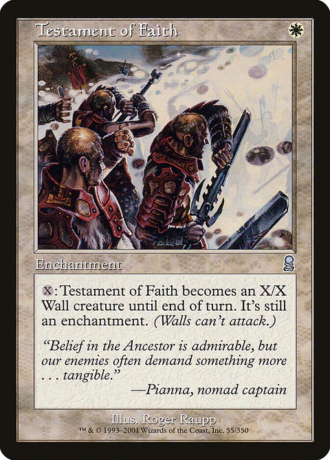 Testament of Faith (Retro Frame)