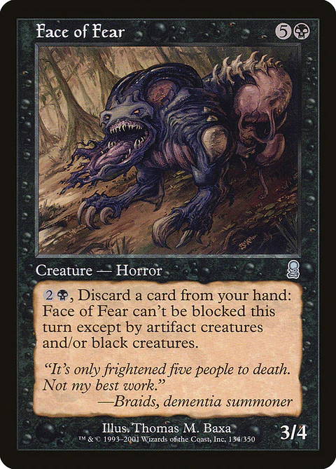Face of Fear (Retro Frame)