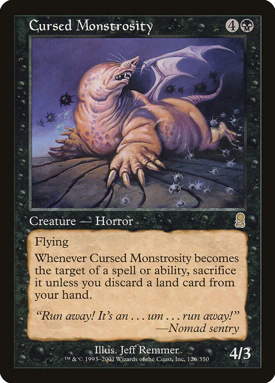 Cursed Monstrosity (Retro Frame) 1