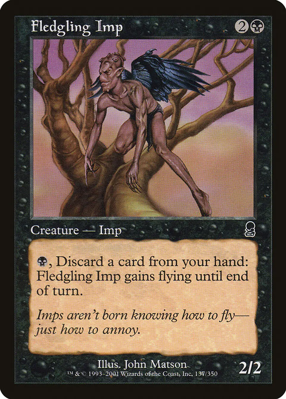 Fledgling Imp (Retro Frame) 1