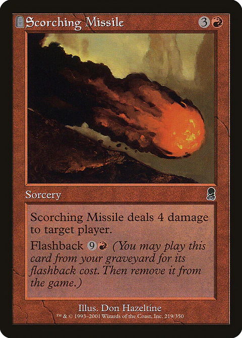 Scorching Missile (Retro Frame)