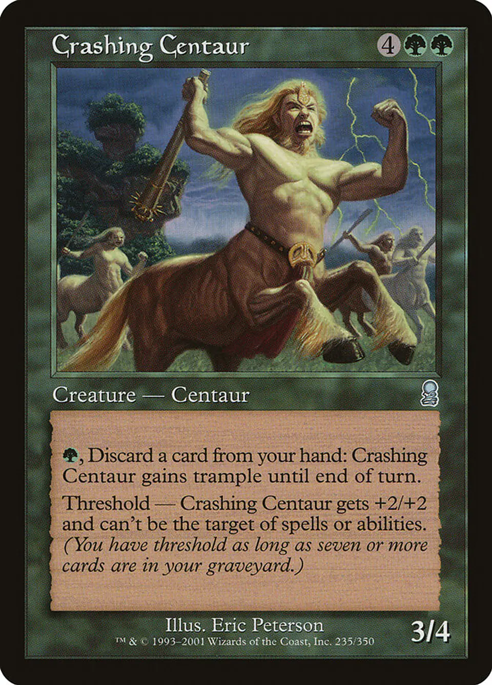 Crashing Centaur (Retro Frame) 1