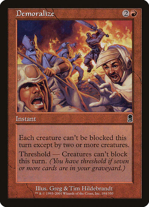 Demoralize (Retro Frame)
