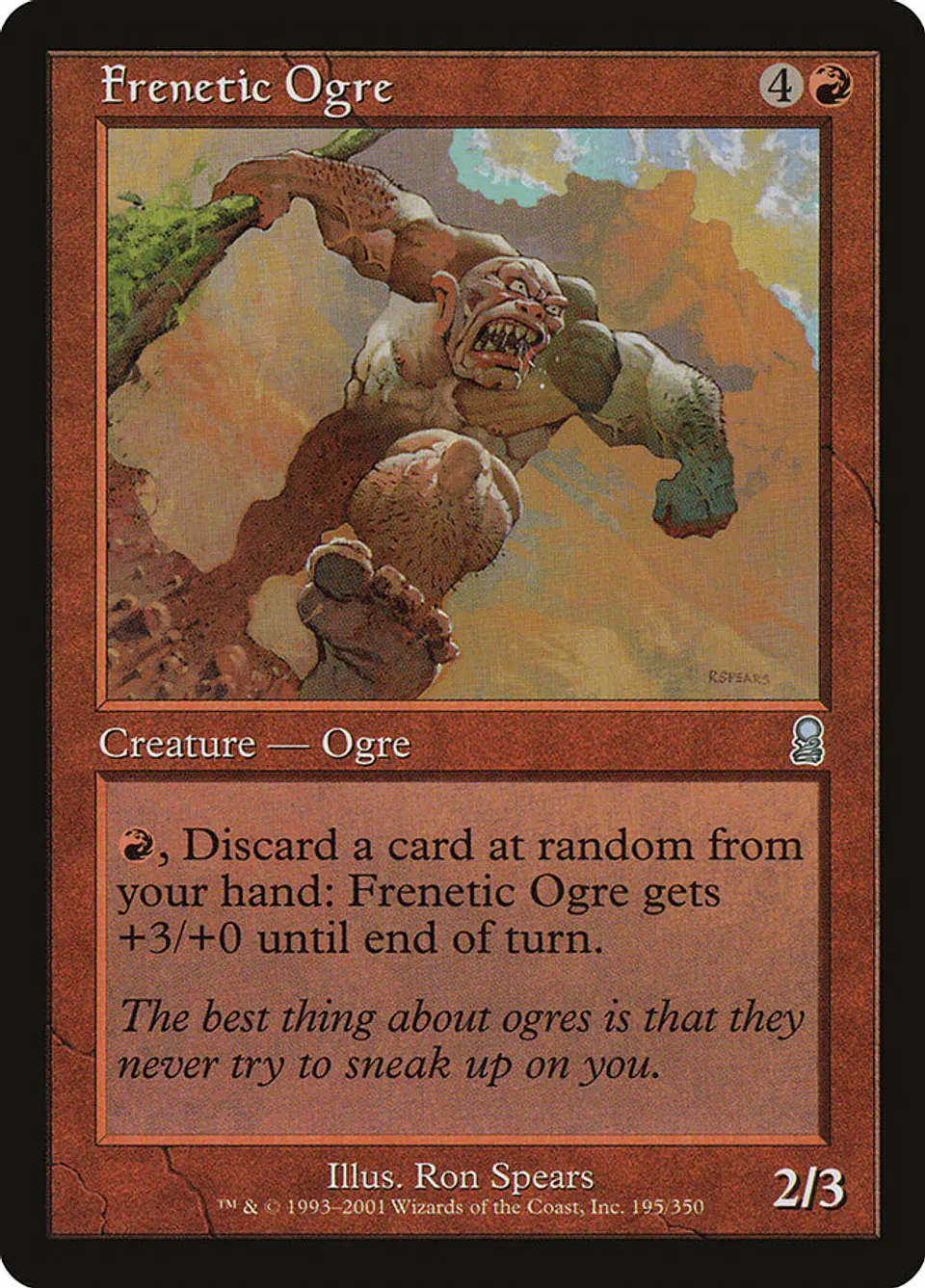 Frenetic Ogre (Retro Frame) 1