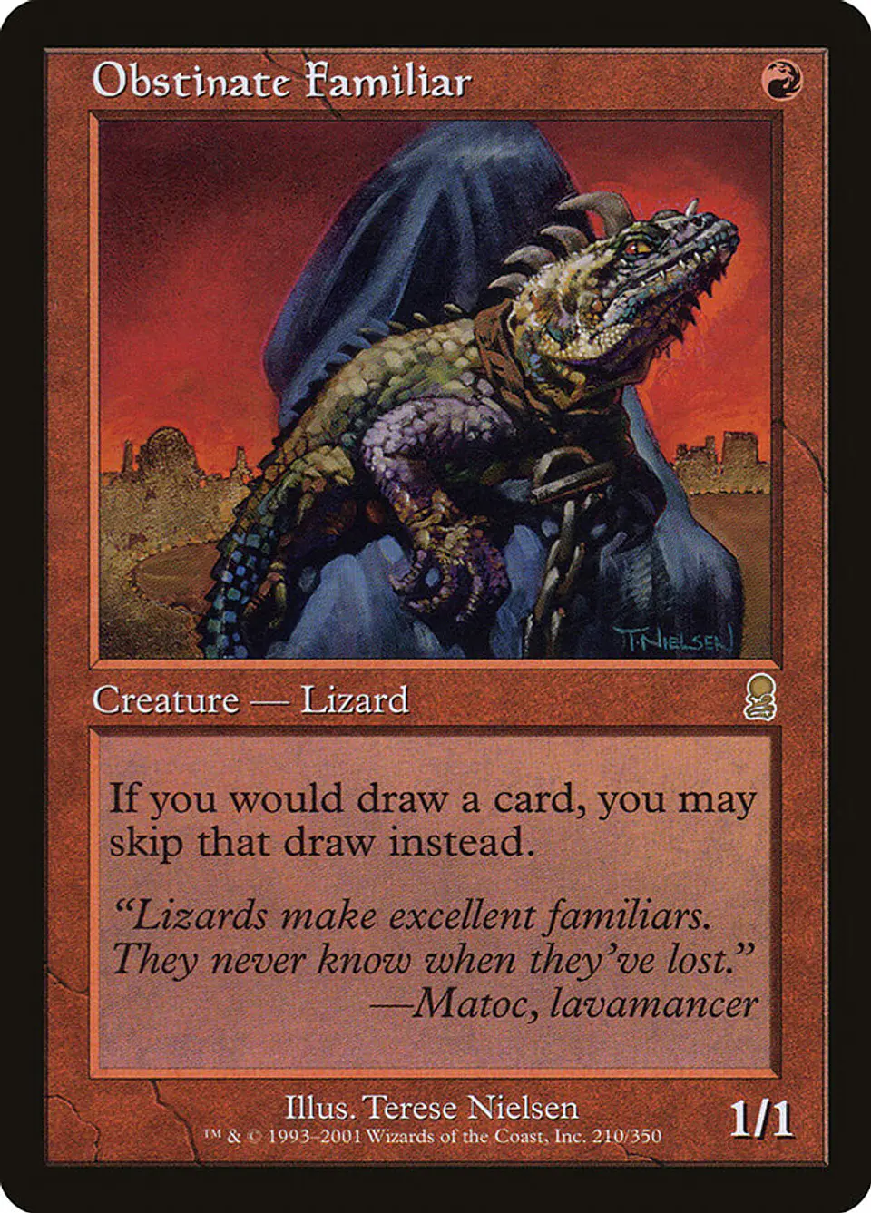 Obstinate Familiar (Retro Frame) 1