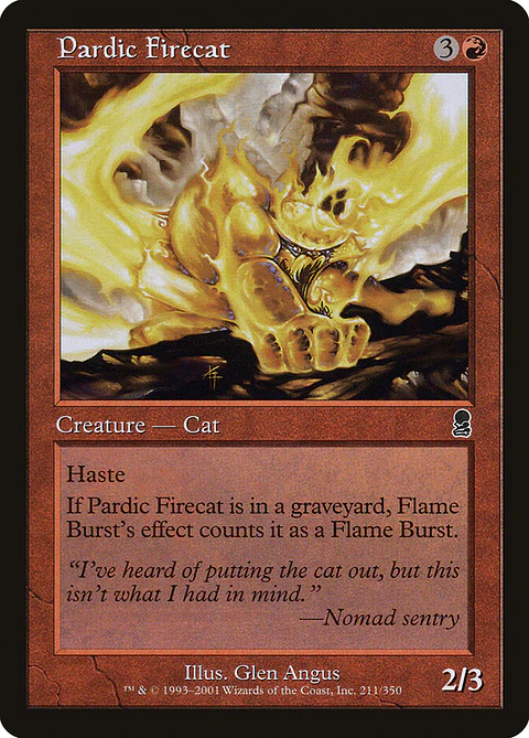 Pardic Firecat (Retro Frame)