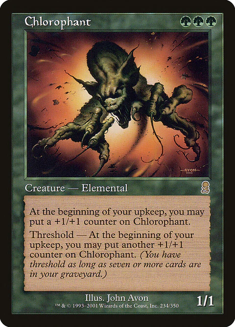 Chlorophant (Retro Frame)