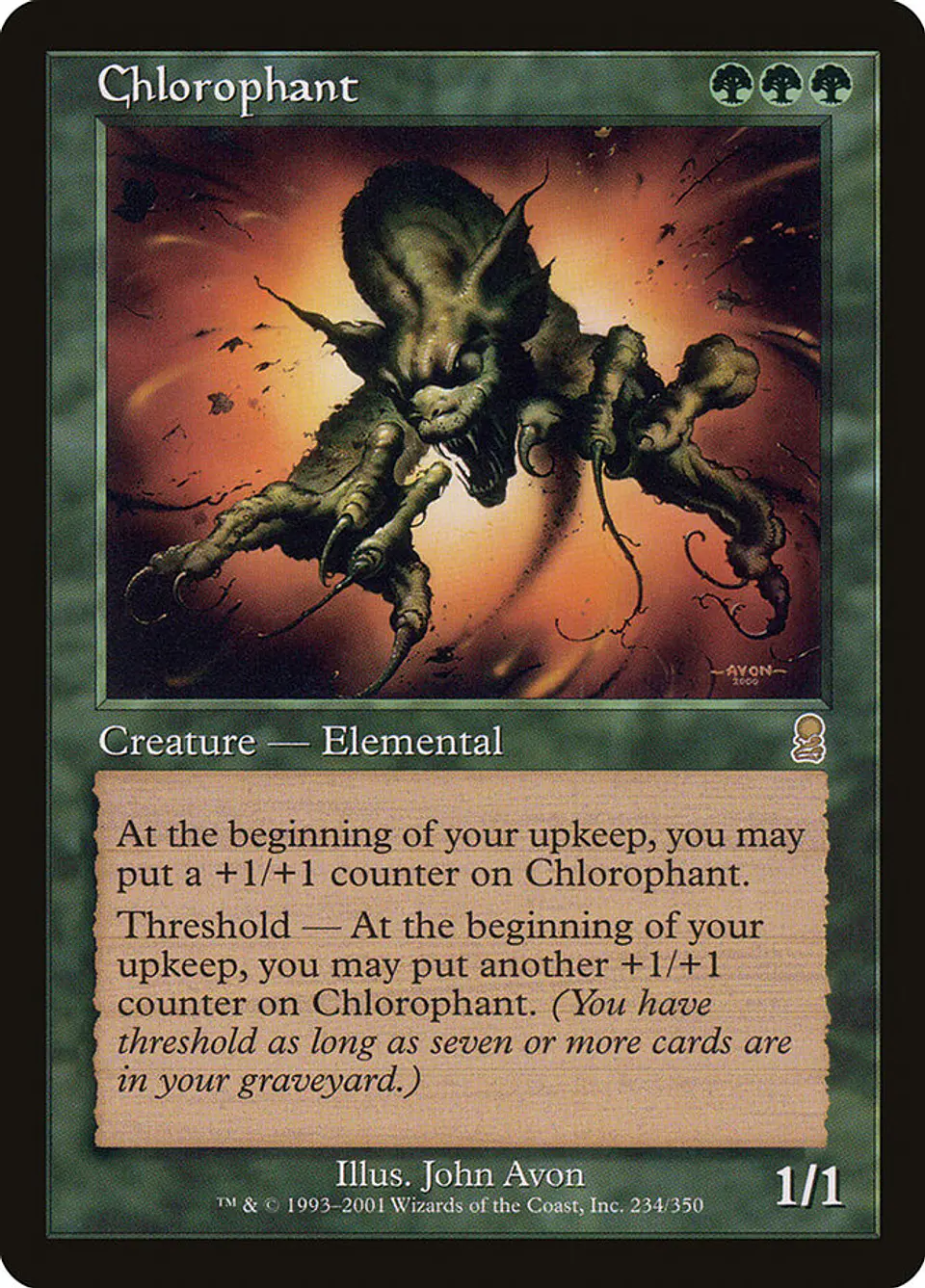 Chlorophant (Retro Frame) 1