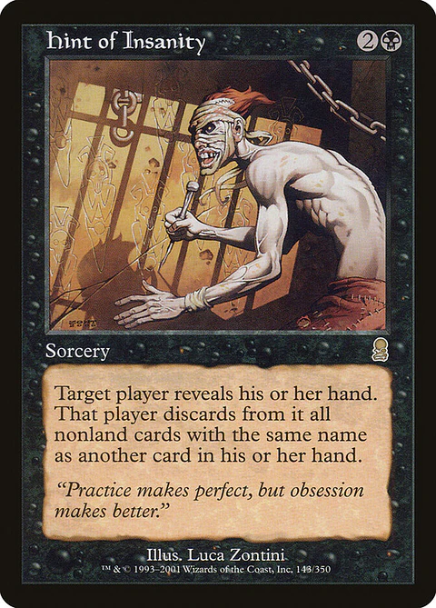Hint of Insanity (Retro Frame)