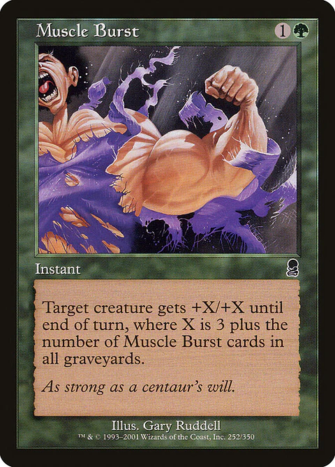 Muscle Burst (Retro Frame)