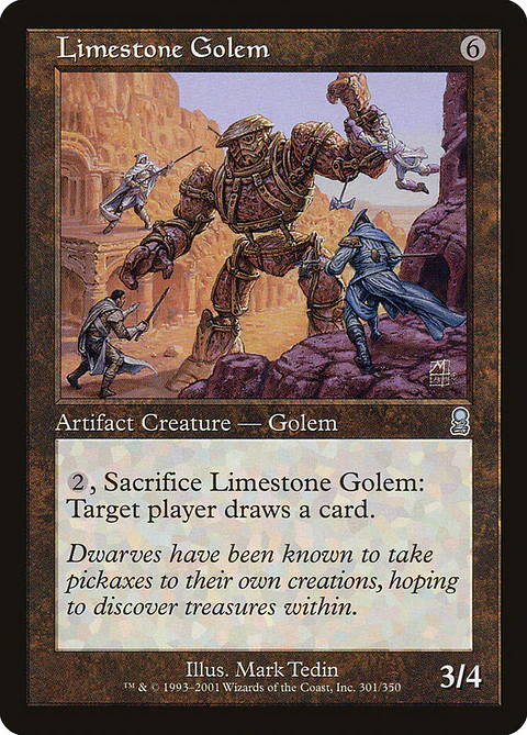 Limestone Golem (Retro Frame)