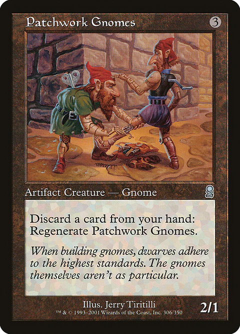 Patchwork Gnomes (Retro Frame)