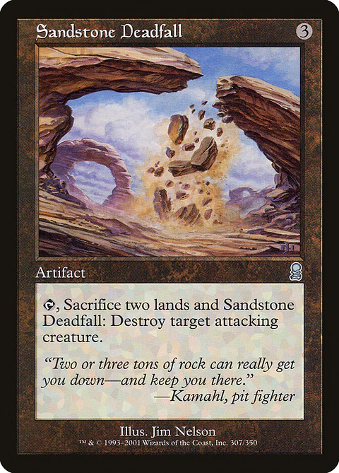 Sandstone Deadfall (Retro Frame)