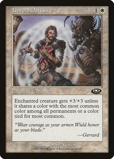 Heroic Defiance (Retro Frame)