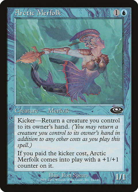 Arctic Merfolk (Retro Frame)