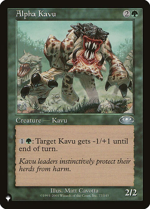 Alpha Kavu (The List)