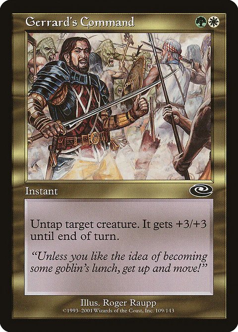 Gerrard's Command (Retro Frame)