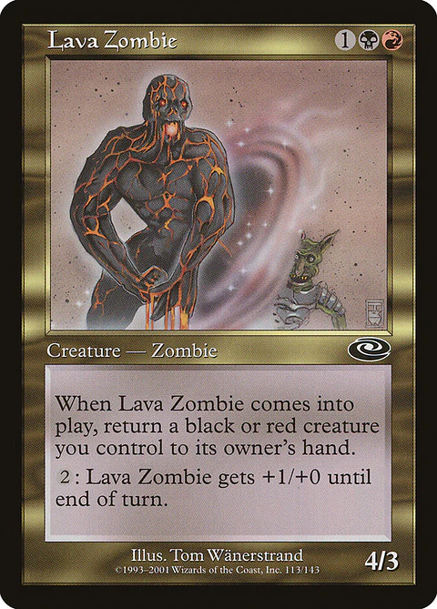 Lava Zombie (Retro Frame)