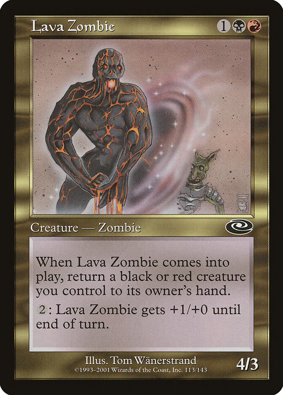 Lava Zombie (Retro Frame) 1