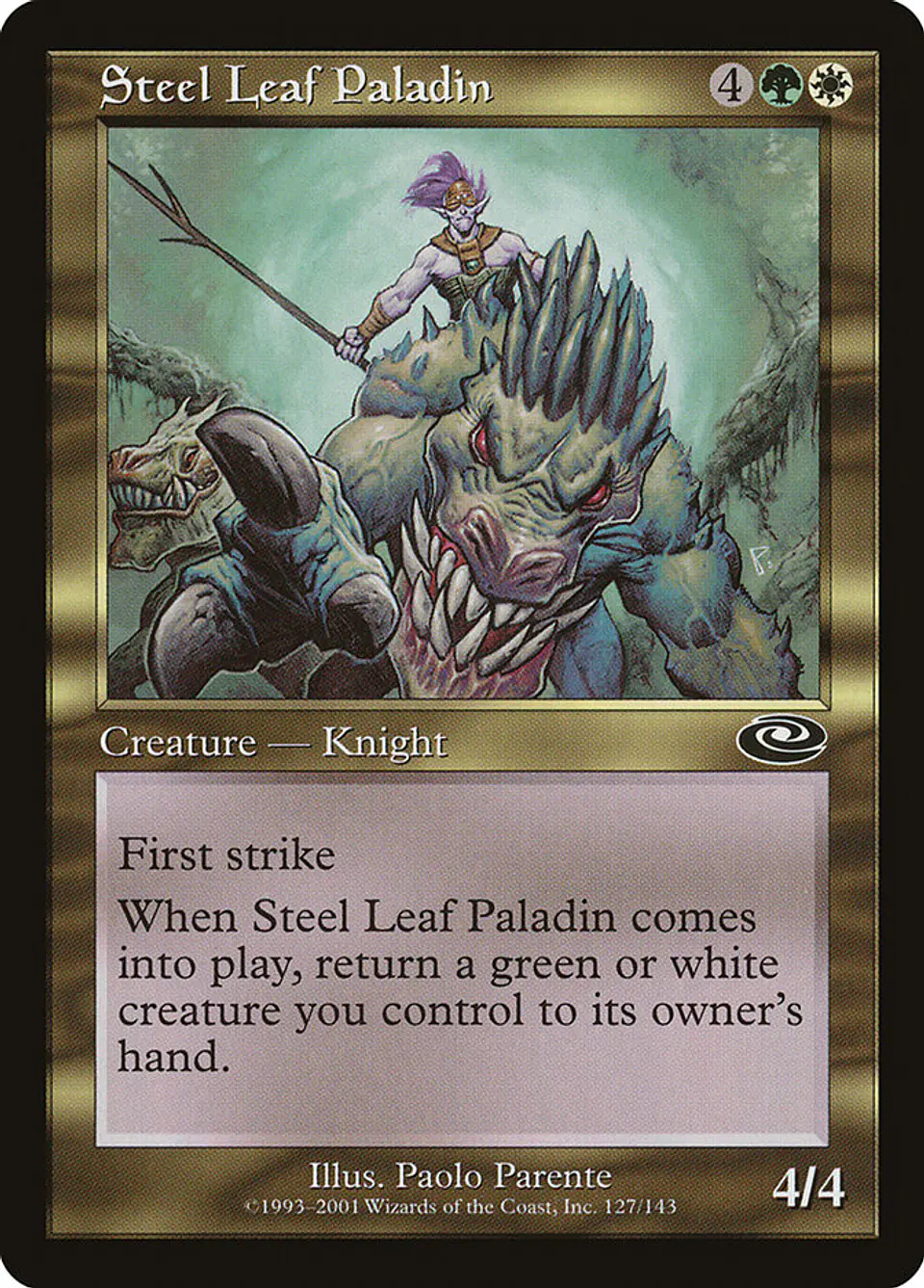 Steel Leaf Paladin (Retro Frame) 1