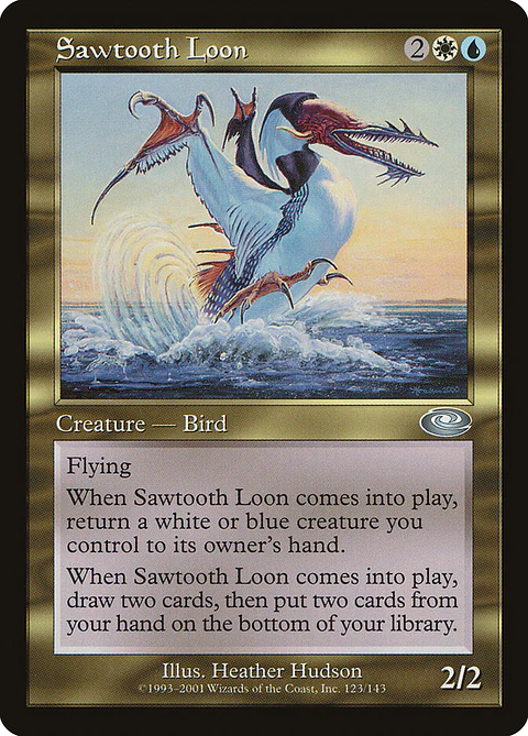 Sawtooth Loon (Retro Frame)