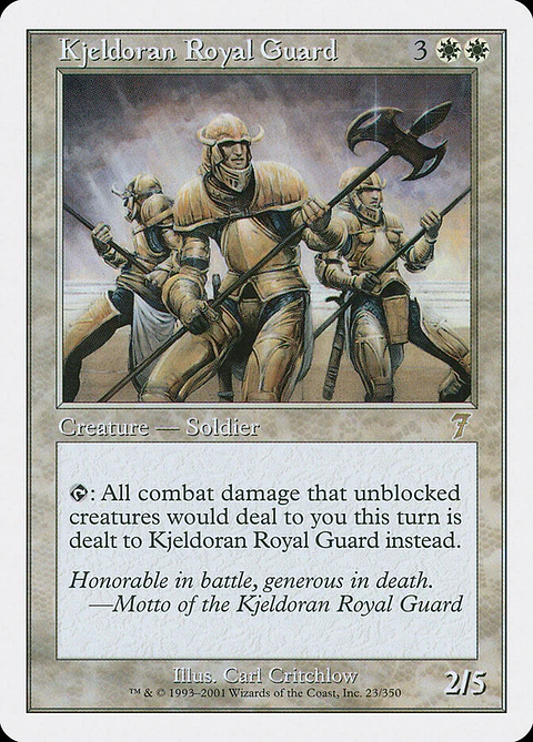 Kjeldoran Royal Guard (Retro Frame)