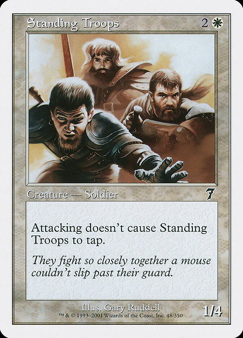 Standing Troops (Retro Frame)