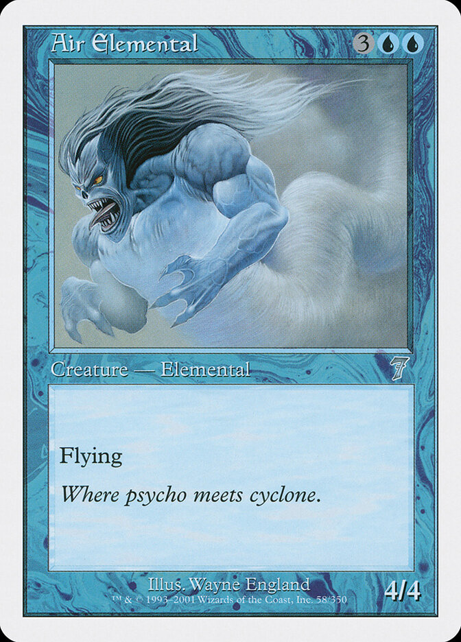 Air Elemental (Retro Frame)