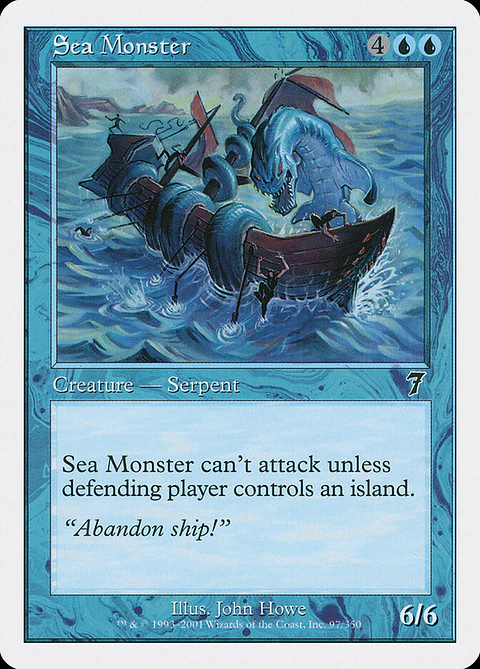 Sea Monster (Retro Frame)