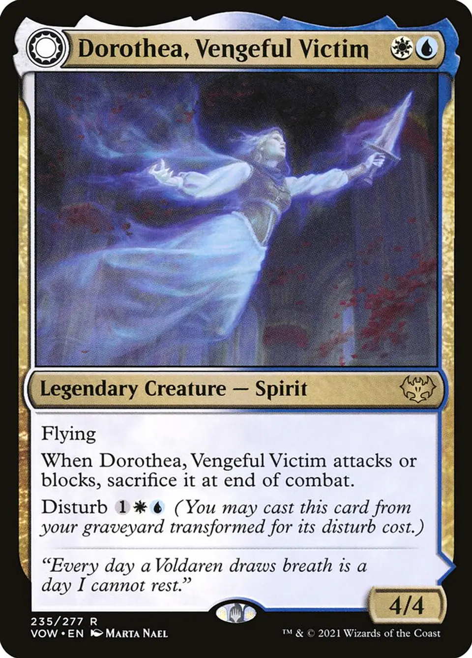 Dorothea, Vengeful Victim // Dorothea's Retribution 1