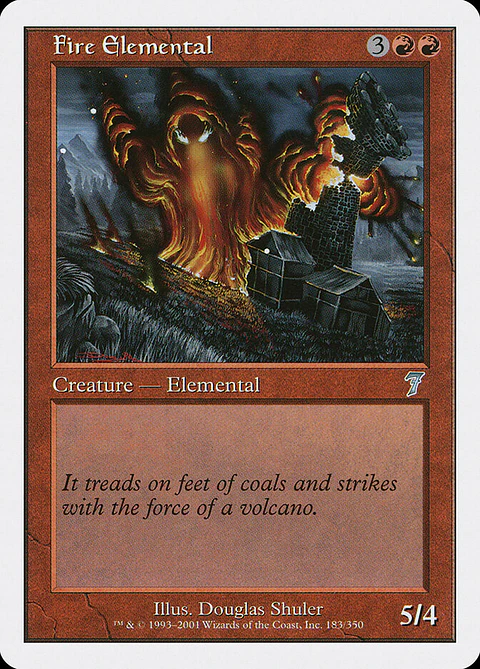 Fire Elemental (Retro Frame)