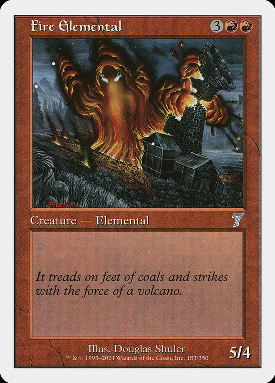 Fire Elemental (Retro Frame) 1
